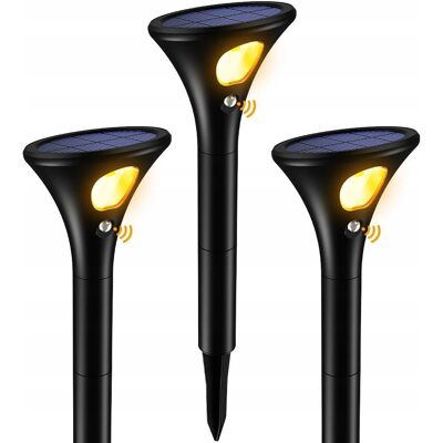 Inny producent AINOSTONE Lampy Solarne Z Czujnikiem Ruchu 3 Sztuki 1500mAh IP65 Inny producent AINOSTONE Lampy Solarne Z Czujnikiem Ruchu 3 Sztuki 1500mAh IP65