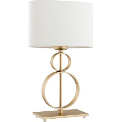 Argon - Perseo 8310 - Złoto - Kremski abażur - Lampa stołowa Argon - Perseo 8310 - Złoto - Kremski abażur - Lampa stołowa