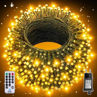 Inny producent AURIOSTAR Lampki Świąteczne Zewnętrzne Łańcuch Świetlny 30m 300 LED Inny producent AURIOSTAR Lampki Świąteczne Zewnętrzne Łańcuch Świetlny 30m 300 LED