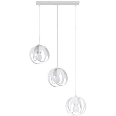 Iga Awangardowa Stalowa Lampa Wisząca TUNDRA 3L Czarny Iga Awangardowa Stalowa Lampa Wisząca TUNDRA 3L Czarny