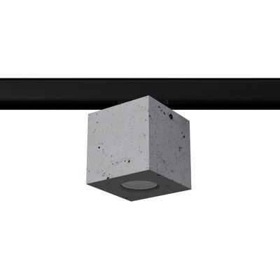 Make Your Light Betonowa lampa sufitowa trójfazowa QUAD MYL.00416 kostka szara Make Your Light Betonowa lampa sufitowa trójfazowa QUAD MYL.00416 kostka szara