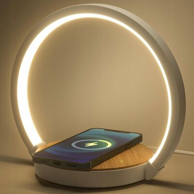 Inny producent Bezprzewodowa ładowarka Led lampa biurkowa Inny producent Bezprzewodowa ładowarka Led lampa biurkowa
