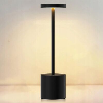 Inny producent Bezprzewodowa lampa stołowa, ściemniana, lampa biurkowa LED, czarna Inny producent Bezprzewodowa lampa stołowa, ściemniana, lampa biurkowa LED, czarna