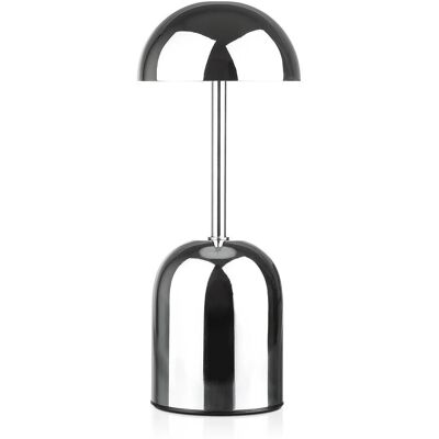 Interlook Bezprzewodowa lampka nocna GRZYBEK z wbudowanym akumulatorem 2000 mAh Nowoczesna lampka stołowa z regulacją mocy oraz barwy świecenia YG-D019-Si.. Interlook Bezprzewodowa lampka nocna GRZYBEK z wbudowanym akumulatorem 2000 mAh Nowoczesna lampka stołowa z regulacją mocy oraz barwy świecenia YG-D019-Si..