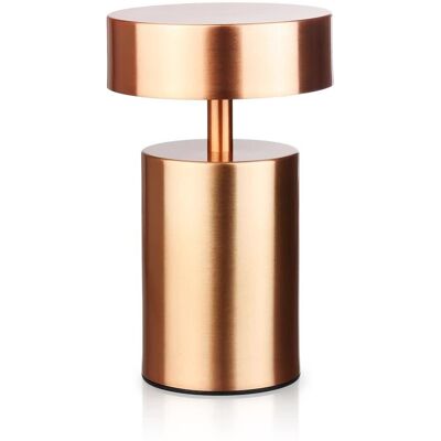 Interlook Bezprzewodowa lampka stołowa Dotykowa lampka nocna z regulowaną barwą światła Lampka GRZYBEK USB HJA29-ROSEGOLD Interlook Bezprzewodowa lampka stołowa Dotykowa lampka nocna z regulowaną barwą światła Lampka GRZYBEK USB HJA29-ROSEGOLD