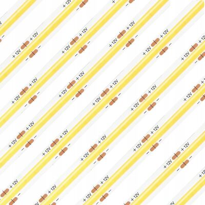 LEDLUMEN BEZPUNKTOWA Taśma LED 12V 1600 DIOD COB 5m IP20 1440lm/m Neon Linia Pasek LEDLUMEN BEZPUNKTOWA Taśma LED 12V 1600 DIOD COB 5m IP20 1440lm/m Neon Linia Pasek