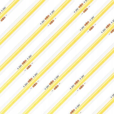LEDLUMEN BEZPUNKTOWA Taśma LED 24V 1600 DIOD COB 5m IP20 1200lm/m Neon Linia Pasek LEDLUMEN BEZPUNKTOWA Taśma LED 24V 1600 DIOD COB 5m IP20 1200lm/m Neon Linia Pasek