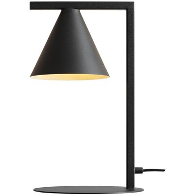 Biurkowa lampa z kloszem stożkowym Form 1108B1 Aldex metalowa czarna Biurkowa lampa z kloszem stożkowym Form 1108B1 Aldex metalowa czarna