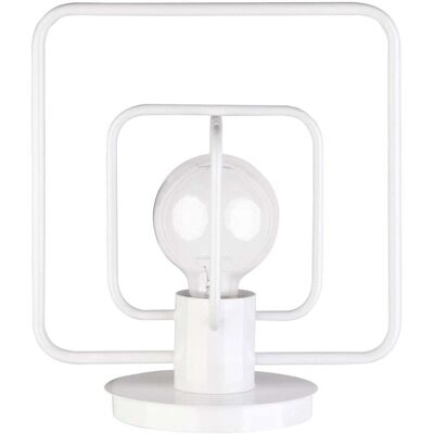 AURA - 50083 Sigma - Metal - Biały - Lampka biurkowa AURA - 50083 Sigma - Metal - Biały - Lampka biurkowa