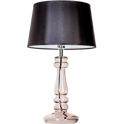 Biurkowa LAMPKA stojąca PETIT TRIANON L051461249 4Concepts abażurowa LAMPA stołowa czarna przezroczysta Biurkowa LAMPKA stojąca PETIT TRIANON L051461249 4Concepts abażurowa LAMPA stołowa czarna przezroczysta