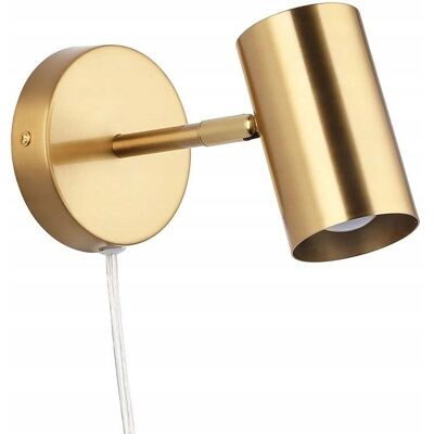 Inny producent BLED BARCELONA Lampa Ścienna LED Regulowana Złota Do Sypialni Inny producent BLED BARCELONA Lampa Ścienna LED Regulowana Złota Do Sypialni