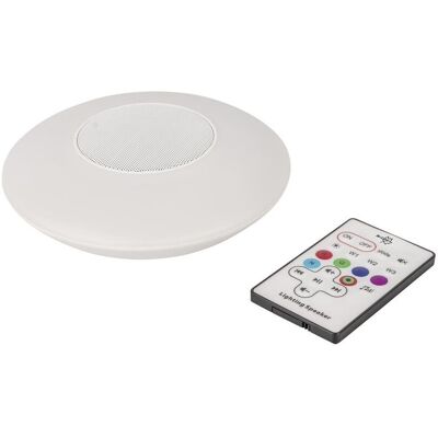 Bo-camp, Lampa wisząca z głośnikiem Bluetooth i pilotem, 15x15x5,8 cm Bo-camp, Lampa wisząca z głośnikiem Bluetooth i pilotem, 15x15x5,8 cm