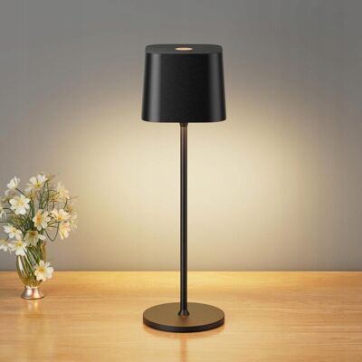 Inny producent Brightower LED Bezprzewodowa Lampa stołowa z możliwością ściemniania CZARNA Inny producent Brightower LED Bezprzewodowa Lampa stołowa z możliwością ściemniania CZARNA