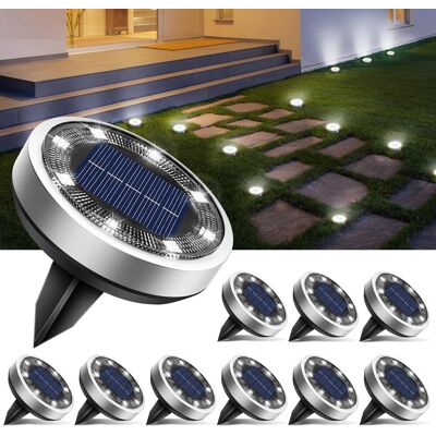 brak danych BTFARM 9 Sztuk Solarne Lampy Ogrodowe 8 LED Wodoodporne brak danych BTFARM 9 Sztuk Solarne Lampy Ogrodowe 8 LED Wodoodporne