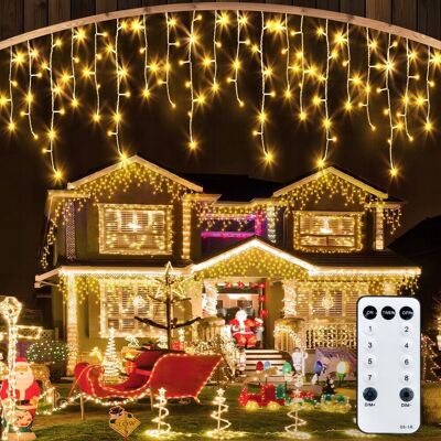 Inny producent CGN Lampa Świąteczna Zewnętrzna 10M 400 LED IP65 Z Pilotem Timerem 8 Trybów Inny producent CGN Lampa Świąteczna Zewnętrzna 10M 400 LED IP65 Z Pilotem Timerem 8 Trybów