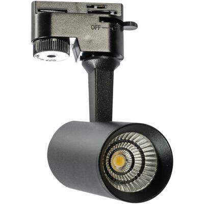 AZzardo Czarna Lampa Kirke do 1-fazowego systemu szynowego LED 10W AZzardo Czarna Lampa Kirke do 1-fazowego systemu szynowego LED 10W