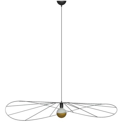 Iga Czarna Lampa Wisząca TITANIA 70 Asymetryczna Forma Iga Czarna Lampa Wisząca TITANIA 70 Asymetryczna Forma