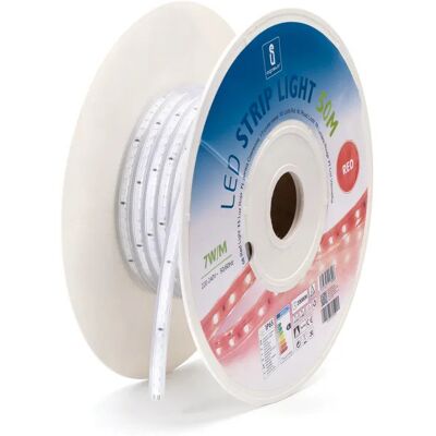 Aigostar Czerwona taśma LED 230V wysokonapięciowa 8mm 120led/7w/m 50mb IP65 Aigostar Czerwona taśma LED 230V wysokonapięciowa 8mm 120led/7w/m 50mb IP65