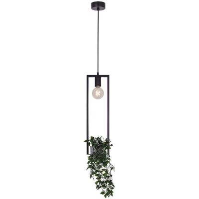 Dekoracyjna lampa wisząca Estera K-4037 Kaja z funkcją kwietnika czarna Dekoracyjna lampa wisząca Estera K-4037 Kaja z funkcją kwietnika czarna