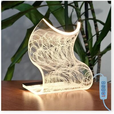 MAXTECH Dekoracyjna lampka LED Mini lampa na biurko szafkę Nowoczesna NA PREZENT MAXTECH Dekoracyjna lampka LED Mini lampa na biurko szafkę Nowoczesna NA PREZENT