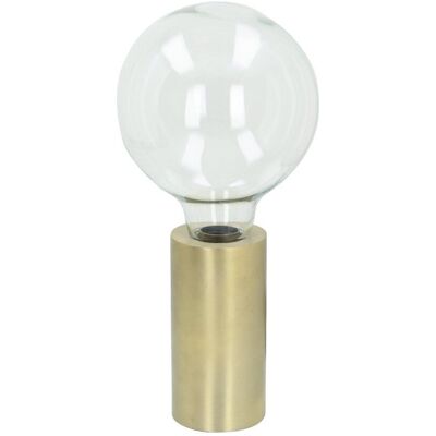 Dekoria Wiki gold 42cm - Nowoczesny stolik z złotą podstawą Dekoria Wiki gold 42cm - Nowoczesny stolik z złotą podstawą