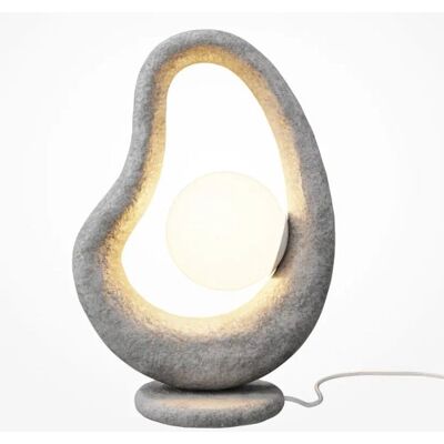 Maytoni Designerska lampa stołowa Opus MOD380TL-01GR na komodę szara Maytoni Designerska lampa stołowa Opus MOD380TL-01GR na komodę szara