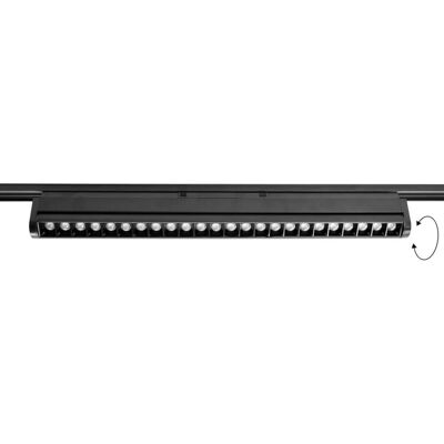 Diodowa lampa do szyn magnetycznych Komatsu 6061 Shilo LED 24W 3000K obrotowa czarny Diodowa lampa do szyn magnetycznych Komatsu 6061 Shilo LED 24W 3000K obrotowa czarny