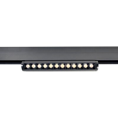 Diodowa lampa do szyn magnetycznych Komatsu 6600 Shilo LED 12W 4000K metalowa czarna Diodowa lampa do szyn magnetycznych Komatsu 6600 Shilo LED 12W 4000K metalowa czarna