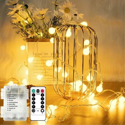 Inny producent DŁUGI ŁAŃCUCH ŚWIETLNY 8 TRYBÓW OŚWIETLENIE ŚWIĄTECZNE 6,5M 40 DIOD LED Inny producent DŁUGI ŁAŃCUCH ŚWIETLNY 8 TRYBÓW OŚWIETLENIE ŚWIĄTECZNE 6,5M 40 DIOD LED