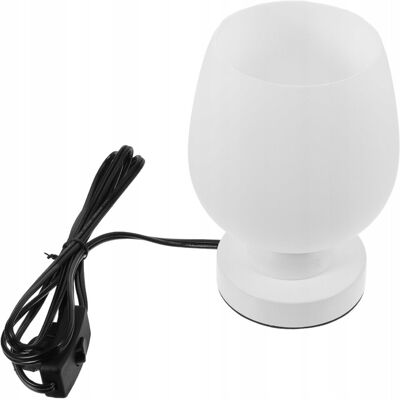 Inny producent Dotykowa lampka nocna, do sypialni, salonu lub biura, Szklany klosz Inny producent Dotykowa lampka nocna, do sypialni, salonu lub biura, Szklany klosz