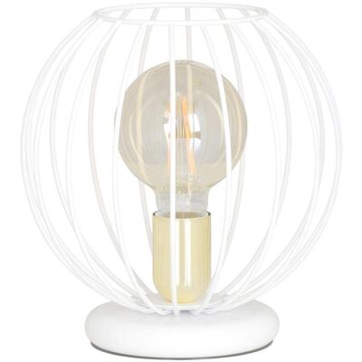 EMIBIG Druciana Lampa Nocna Albio Ln1 Biały/Złoty 145/Ln1 Eg EMIBIG Druciana Lampa Nocna Albio Ln1 Biały/Złoty 145/Ln1 Eg