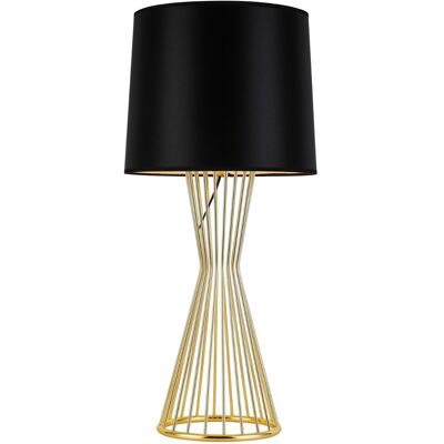 Step Into Design Druciana lampa stojąca FILO MT1235 lampka nocna czarna złota Step Into Design Druciana lampa stojąca FILO MT1235 lampka nocna czarna złota