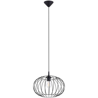 Iga Elegancka Czarna Lampa Wisząca TSUNAMI E27 86cm Iga Elegancka Czarna Lampa Wisząca TSUNAMI E27 86cm