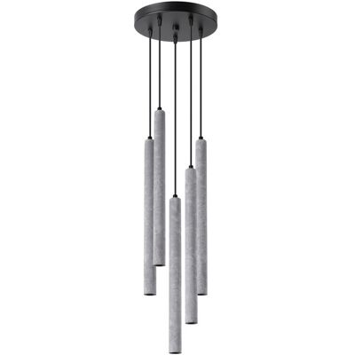 Iga Elegancka Lampa ARBOR 5P Beton 5 Punkty Światła G9 Iga Elegancka Lampa ARBOR 5P Beton 5 Punkty Światła G9