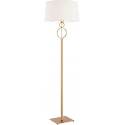 Elegancka Lampa Podłogowa Kremowo-Złota E27 158Cm Perseo Argon Elegancka Lampa Podłogowa Kremowo-Złota E27 158Cm Perseo Argon