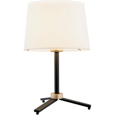 Elegancka Lampa Stołowa Kremowo-Czarna Złota E27 1x15w Cavalino Argon Elegancka Lampa Stołowa Kremowo-Czarna Złota E27 1x15w Cavalino Argon