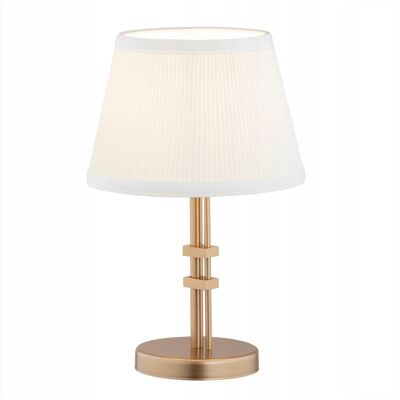 Elegancka Lampa Stołowa Kremowo-Złota Na Żarówkę E27 Atrani Argon Elegancka Lampa Stołowa Kremowo-Złota Na Żarówkę E27 Atrani Argon