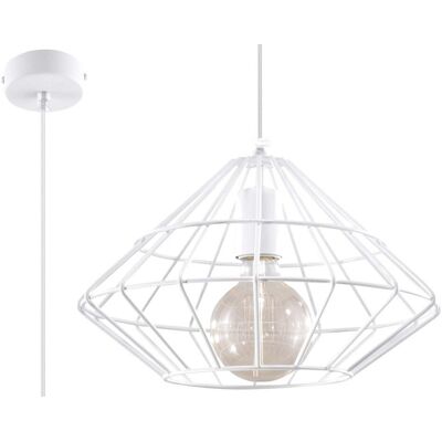 Iga Elegancka Lampa Wisząca URANUS Biały Iga Elegancka Lampa Wisząca URANUS Biały