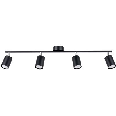 Iga Elegancki Czarny Plafon LUMINO 4L 4 Żarówki LED GU10 Iga Elegancki Czarny Plafon LUMINO 4L 4 Żarówki LED GU10