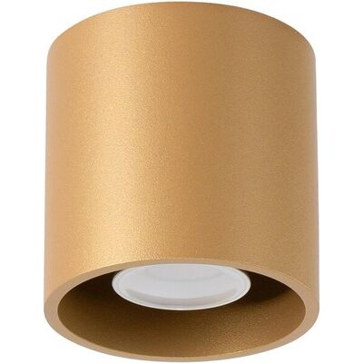 Iga Elegancki Złoty Plafon ORION 1 Stal 1x10W GU10 Iga Elegancki Złoty Plafon ORION 1 Stal 1x10W GU10