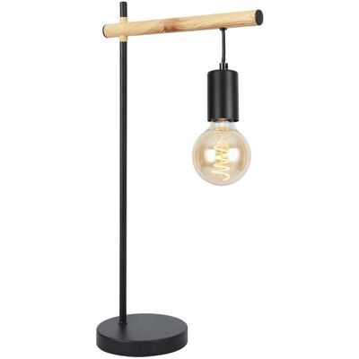 Gabinetowa Lampka Biurkowa Izzy 41-80042 Candellux Stojąca Lampa Stołowa Metalowa Czarna Drewno Gabinetowa Lampka Biurkowa Izzy 41-80042 Candellux Stojąca Lampa Stołowa Metalowa Czarna Drewno