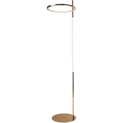 MaxLight Geometryczna lampa podłogowa LOZANNA ledowa 27W 3000K złota MaxLight Geometryczna lampa podłogowa LOZANNA ledowa 27W 3000K złota