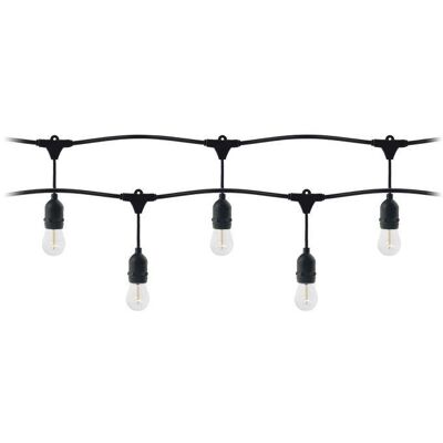 Orno Girlanda oświetleniowa 10 m (10 opraw) + 10 żarówek LED 1W E27 3000K Orno Girlanda oświetleniowa 10 m (10 opraw) + 10 żarówek LED 1W E27 3000K