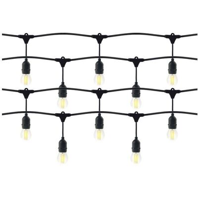 Orno Girlanda oświetleniowa 5m (5 opraw) + 5 żarówek LED 1W E27 3000K Orno Girlanda oświetleniowa 5m (5 opraw) + 5 żarówek LED 1W E27 3000K