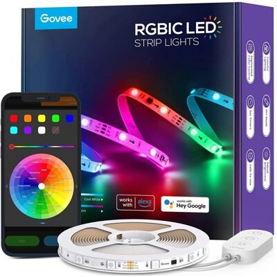 Govee H6143 5m Taśma LED Wi-Fi, Bluetooth, RGBIC Govee H6143 5m Taśma LED Wi-Fi, Bluetooth, RGBIC