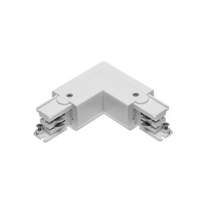 GTV, Łącznik l 90° do szynoprzewodu 3-fazowego X-Rail 101x101mm regulowany z/w biały GTV, Łącznik l 90° do szynoprzewodu 3-fazowego X-Rail 101x101mm regulowany z/w biały