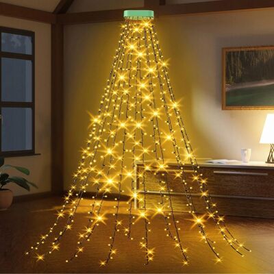 Inny producent GYLEFY LAMPKI CHOINKOWE WODOODPORNE GIRLANDA ŚWIĄTECZNA 2M 400 LED IP65 Inny producent GYLEFY LAMPKI CHOINKOWE WODOODPORNE GIRLANDA ŚWIĄTECZNA 2M 400 LED IP65