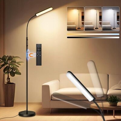Inny producent HANDSONIC Lampa Podłogowa LED 32W 3000 Lumenów Czarna Dimmable Inny producent HANDSONIC Lampa Podłogowa LED 32W 3000 Lumenów Czarna Dimmable