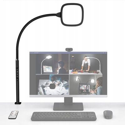 Inny producent HAPFISH Lampa LED Biurkowa 20W Regulowana Zdalnie Czarna Inny producent HAPFISH Lampa LED Biurkowa 20W Regulowana Zdalnie Czarna