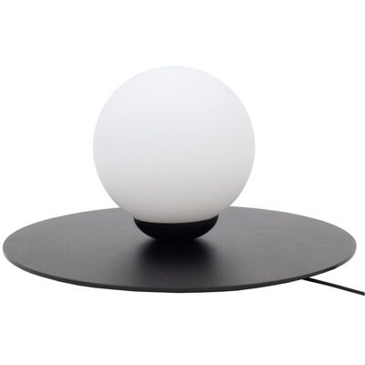 Inny producent HEXE LOME Lampa stołowa biurkowa E27 metal szkło 1 x 60W czarny H0813 Inny producent HEXE LOME Lampa stołowa biurkowa E27 metal szkło 1 x 60W czarny H0813